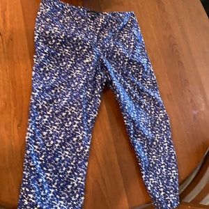Blue and white pants by Talbots in size 8